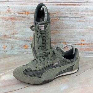 New listing!! *Vintage* Puma Low Rider Suede/Mesh Sneakers in Gray